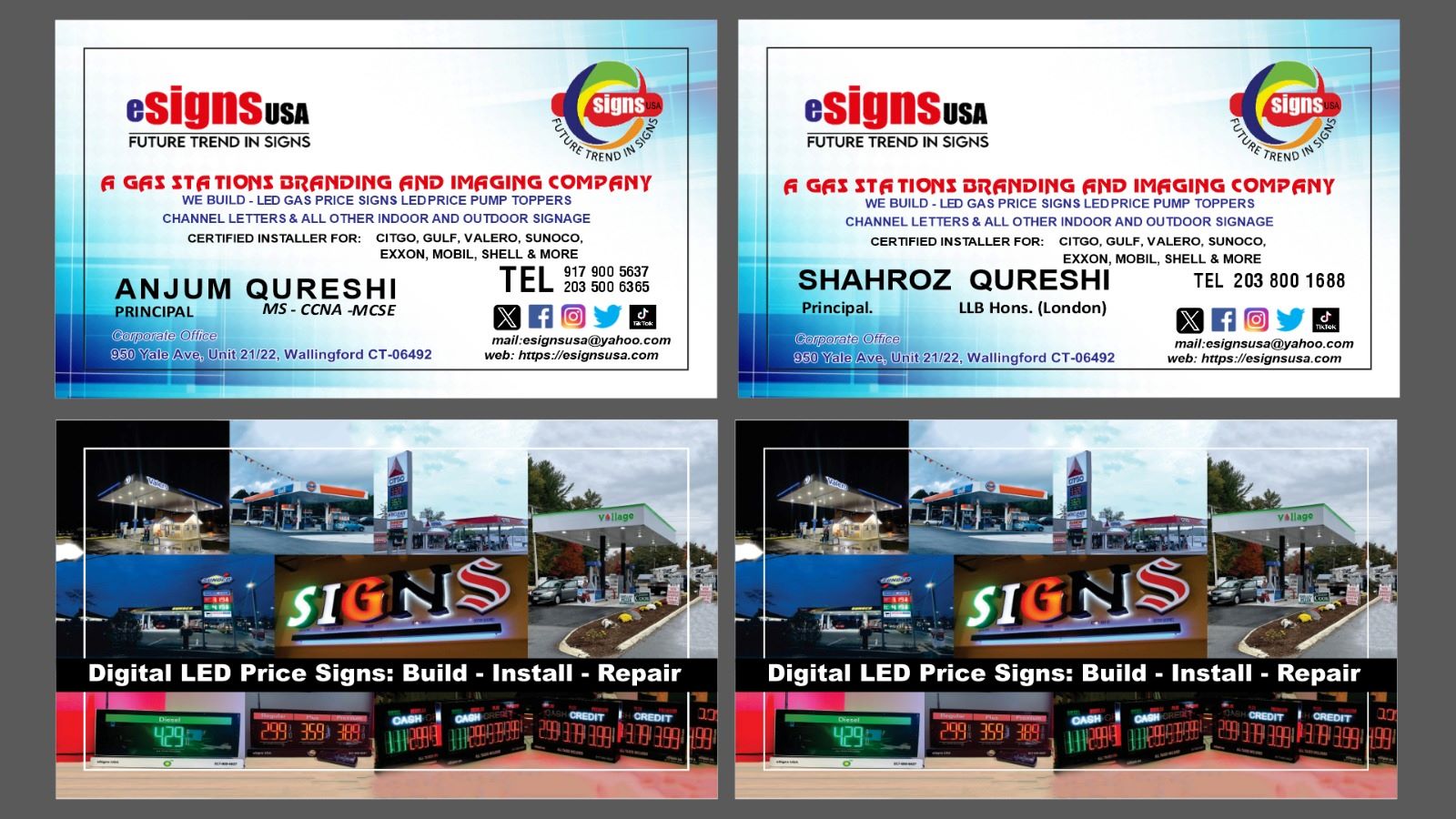 GAS Stations LED Digital Price Signs .GAS Stations- LED Digital Price Signs.LED Gas Station Pump Toppers.LED petrol pump toppers displaying fuel prices and promotional ads at a modern fuel station.led signs