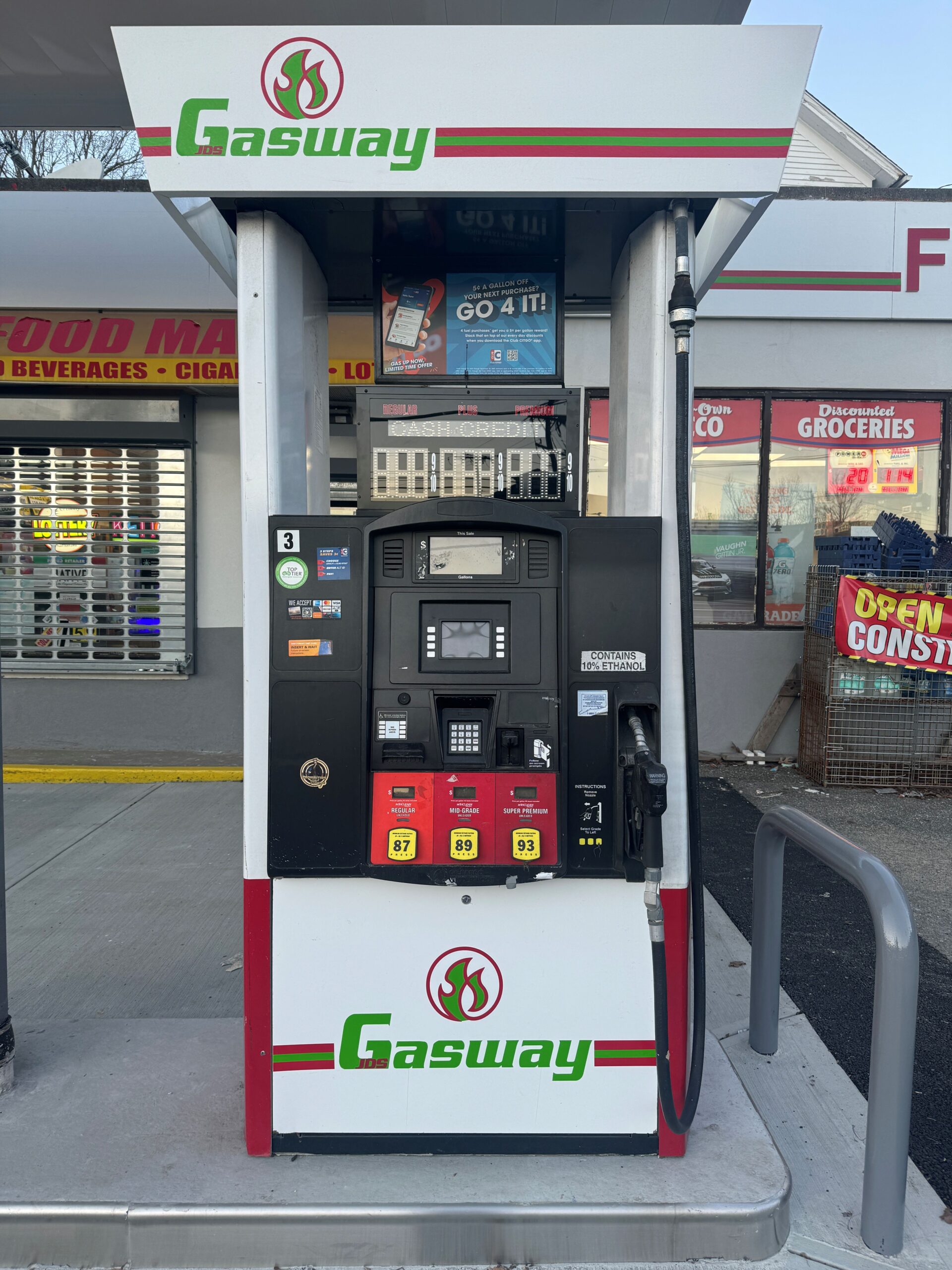 GAS Stations LED Digital Price Signs .GAS Stations- LED Digital Price Signs.LED Gas Station Pump Toppers.LED petrol pump toppers displaying fuel prices and promotional ads at a modern fuel station.led signs