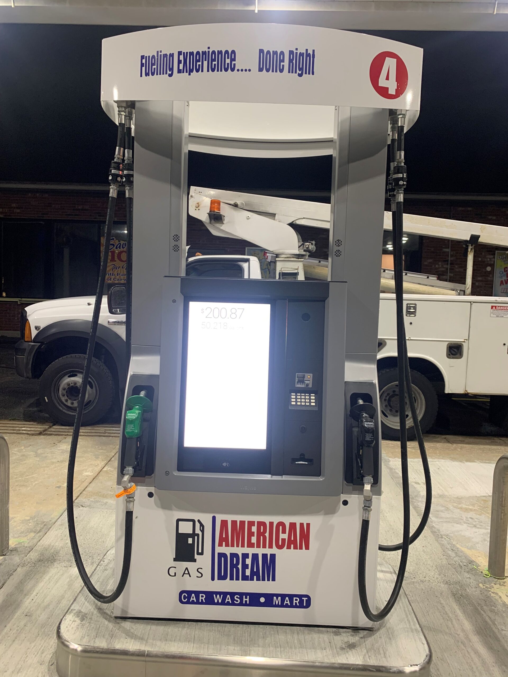 GAS Stations LED Digital Price Signs .GAS Stations- LED Digital Price Signs.LED Gas Station Pump Toppers.LED petrol pump toppers displaying fuel prices and promotional ads at a modern fuel station.led signs .branding and un branding imaging