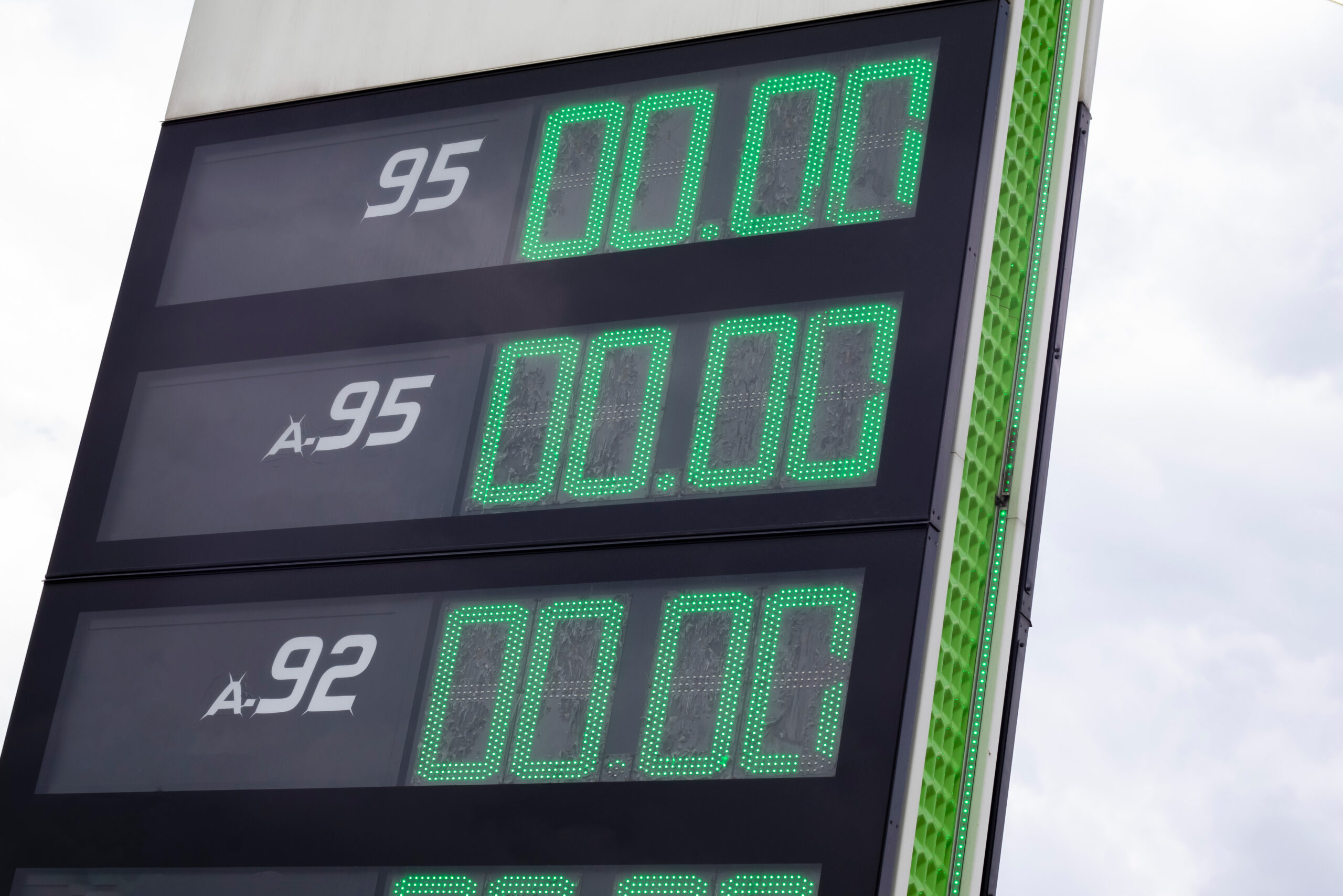 GAS Stations LED Digital Price Signs .GAS Stations- LED Digital Price Signs.LED Gas Station Pump Toppers.LED petrol pump toppers displaying fuel prices and promotional ads at a modern fuel station.led signs .branding and un branding imaging