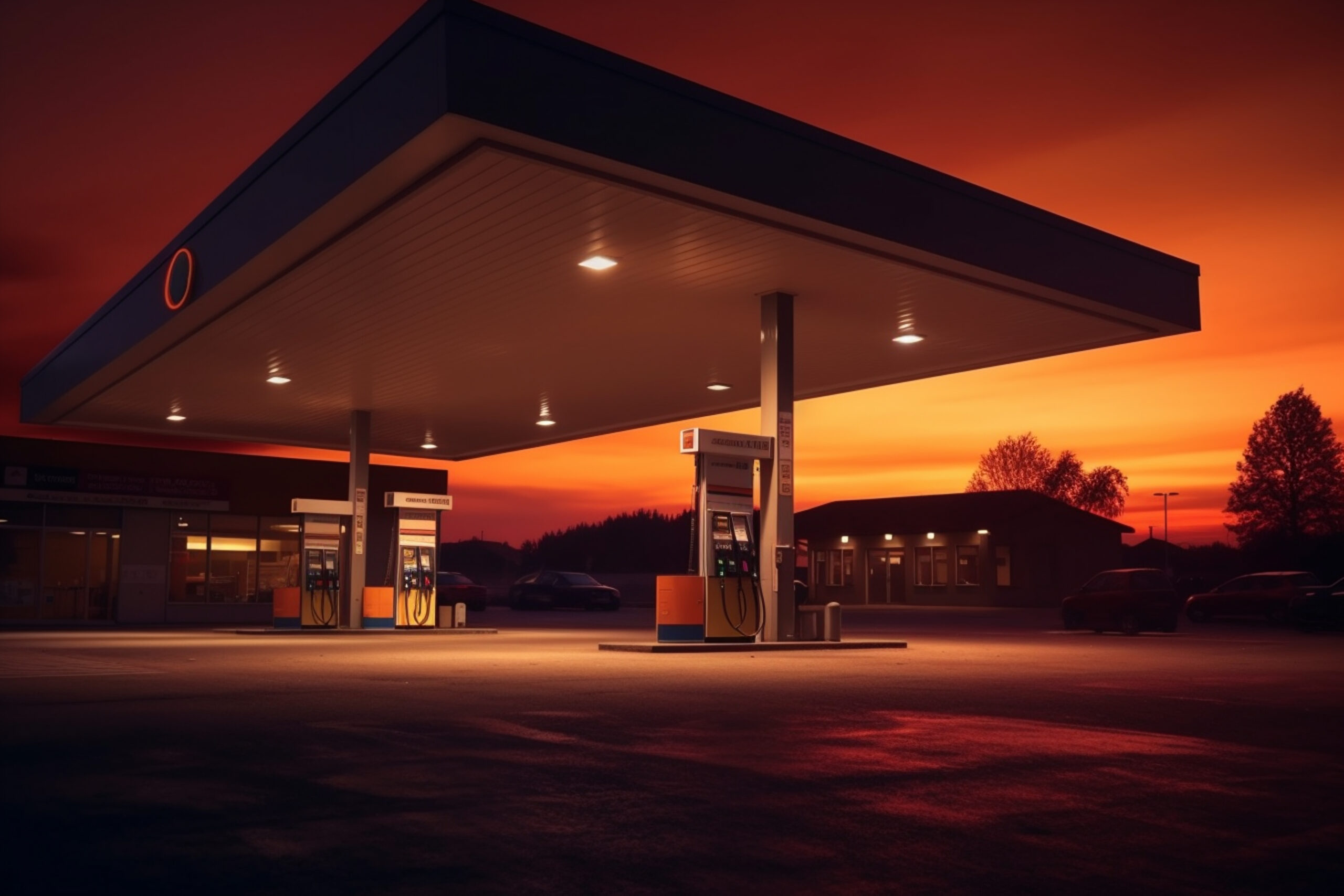 GAS Stations LED Digital Price Signs .GAS Stations- LED Digital Price Signs.LED Gas Station Pump Toppers.LED petrol pump toppers displaying fuel prices and promotional ads at a modern fuel station.led signs .branding and un branding imaging