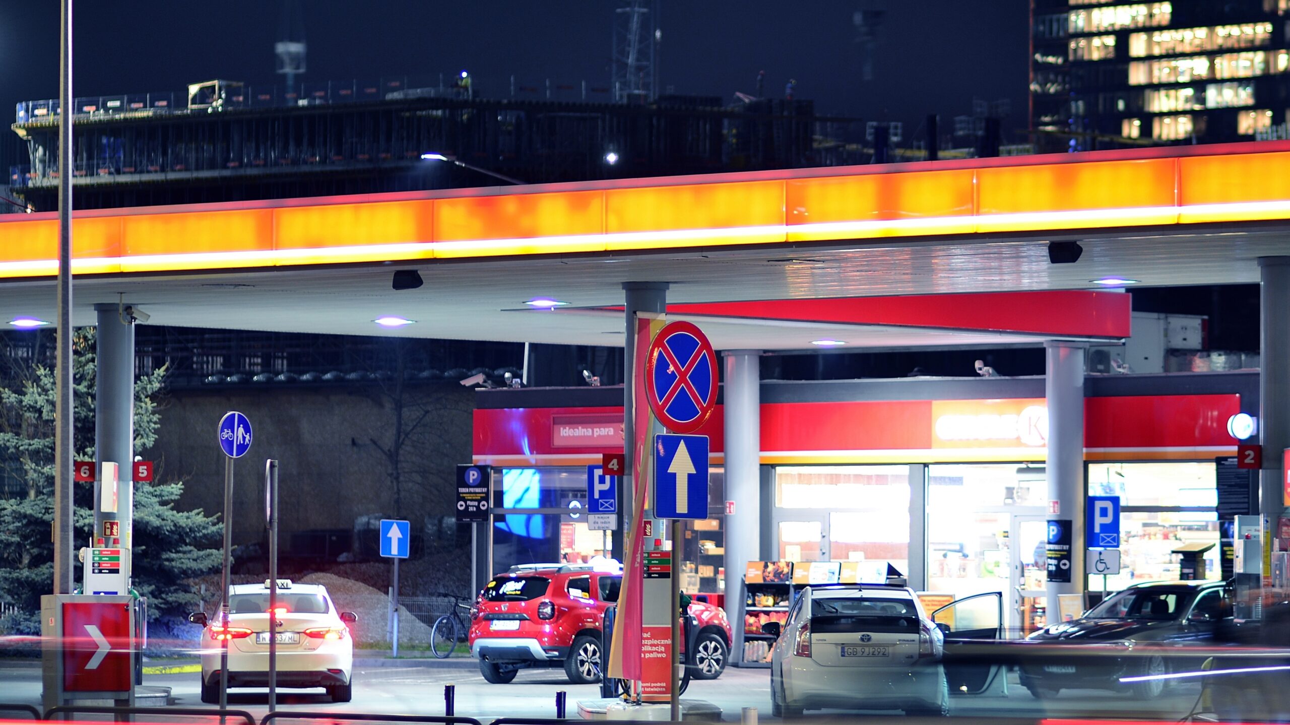 GAS Stations LED Digital Price Signs .GAS Stations- LED Digital Price Signs.LED Gas Station Pump Toppers.LED petrol pump toppers displaying fuel prices and promotional ads at a modern fuel station.led signs .branding and un branding imaging