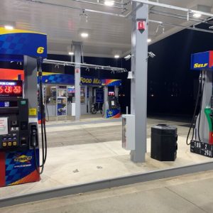 GAS Stations LED Digital Price Signs .GAS Stations- LED Digital Price Signs.LED Gas Station Pump Toppers.LED petrol pump toppers displaying fuel prices and promotional ads at a modern fuel station.led signs
