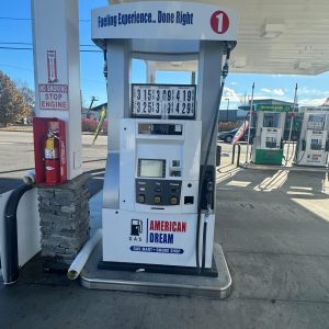 GAS Stations LED Digital Price Signs .GAS Stations- LED Digital Price Signs.LED Gas Station Pump Toppers.LED petrol pump toppers displaying fuel prices and promotional ads at a modern fuel station.led signs