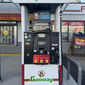 GAS Stations LED Digital Price Signs .GAS Stations- LED Digital Price Signs.LED Gas Station Pump Toppers.LED petrol pump toppers displaying fuel prices and promotional ads at a modern fuel station.led signs